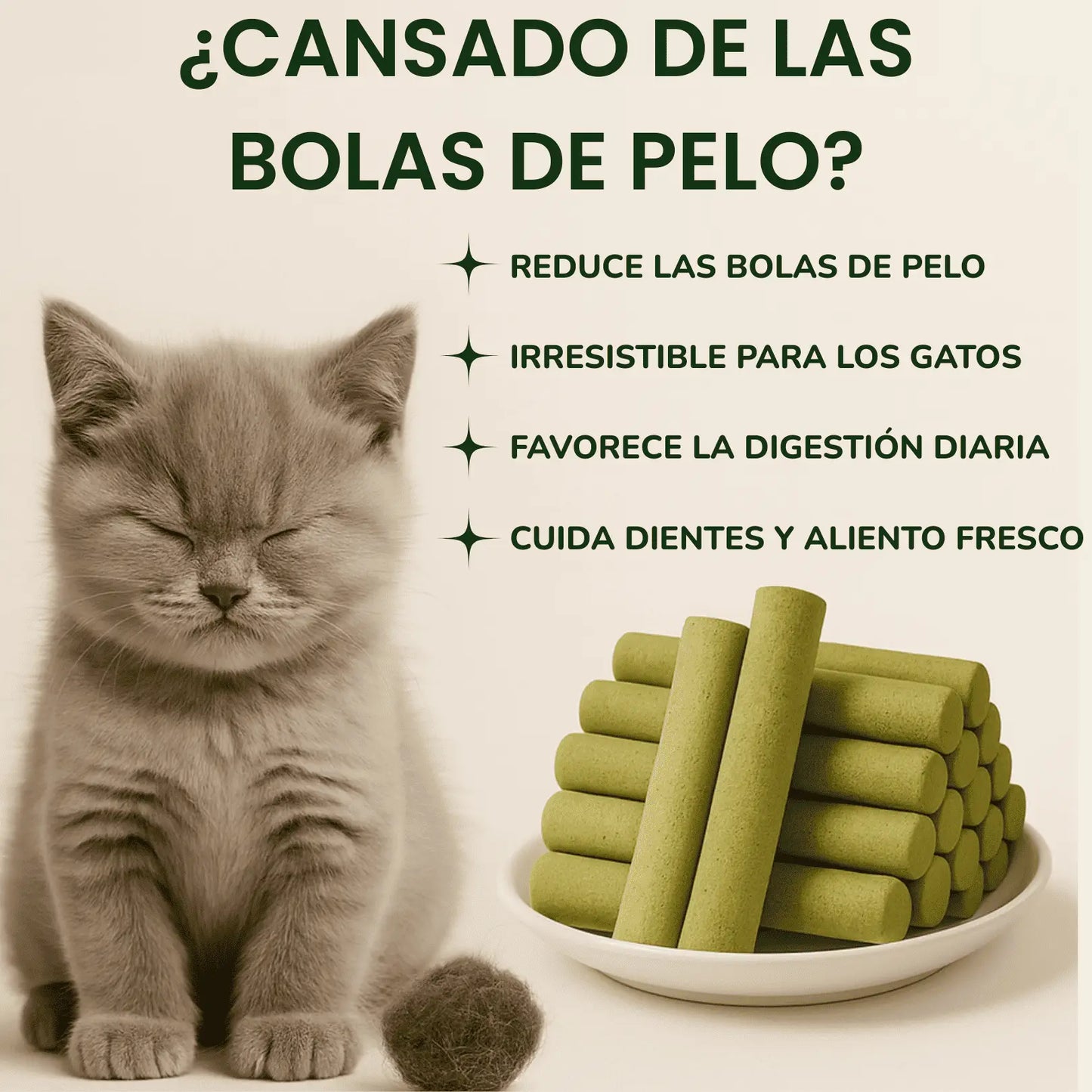 Cat Grass – Snack Antiestrés y Saludable para Gatos